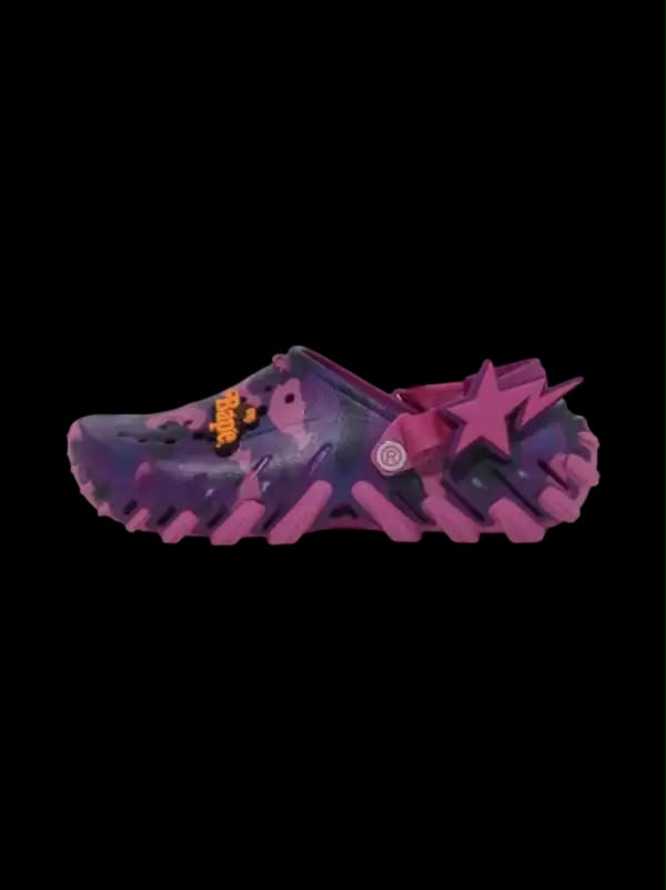 bape x crocs echo — Violet